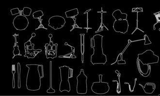 2019新品首發 生活用品平面設計圖與工裝施工CAD圖紙資源大全